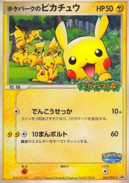 PokéPark's Pikachu PCG-P 043