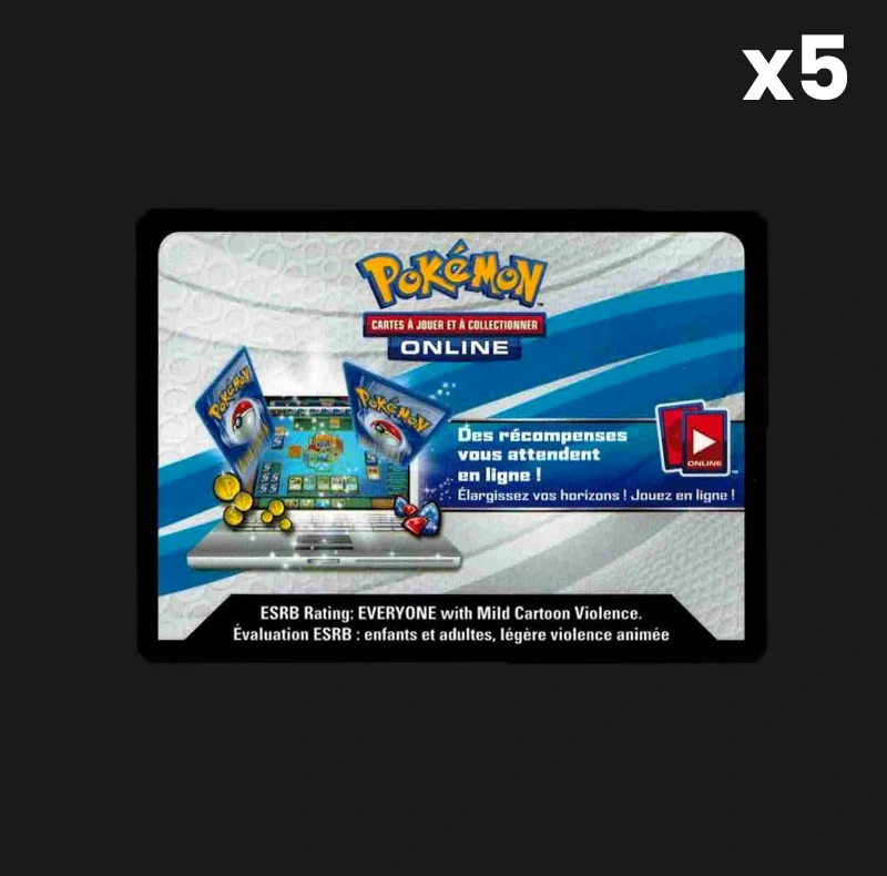 Codes JCC Pokémon Méga Pack (5x)