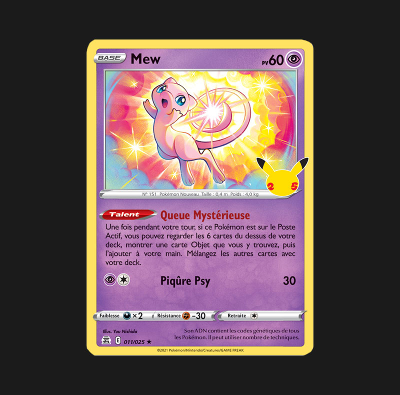 Mew 011/025 - Pokémon Célébrations