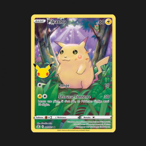 Pikachu 005/025 - Pokémon Célébrations