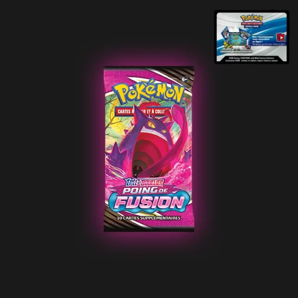 Codes JCC Pokémon Booster Poing de Fusion