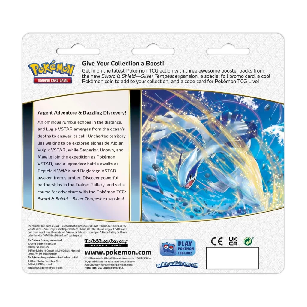 Recto du tripack Pokémon EB12