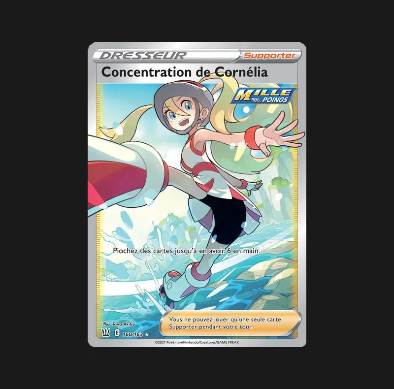 Concentration de Cornélia 160/163 Styles de Combat