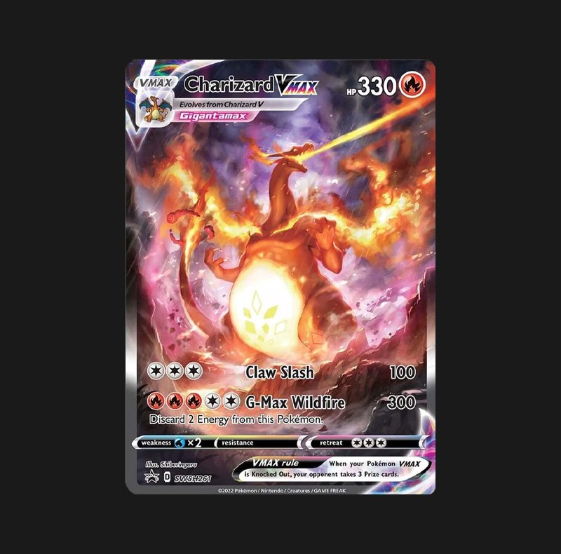 Charizard V SWSH261 Carte Pokémon Promo SWSH