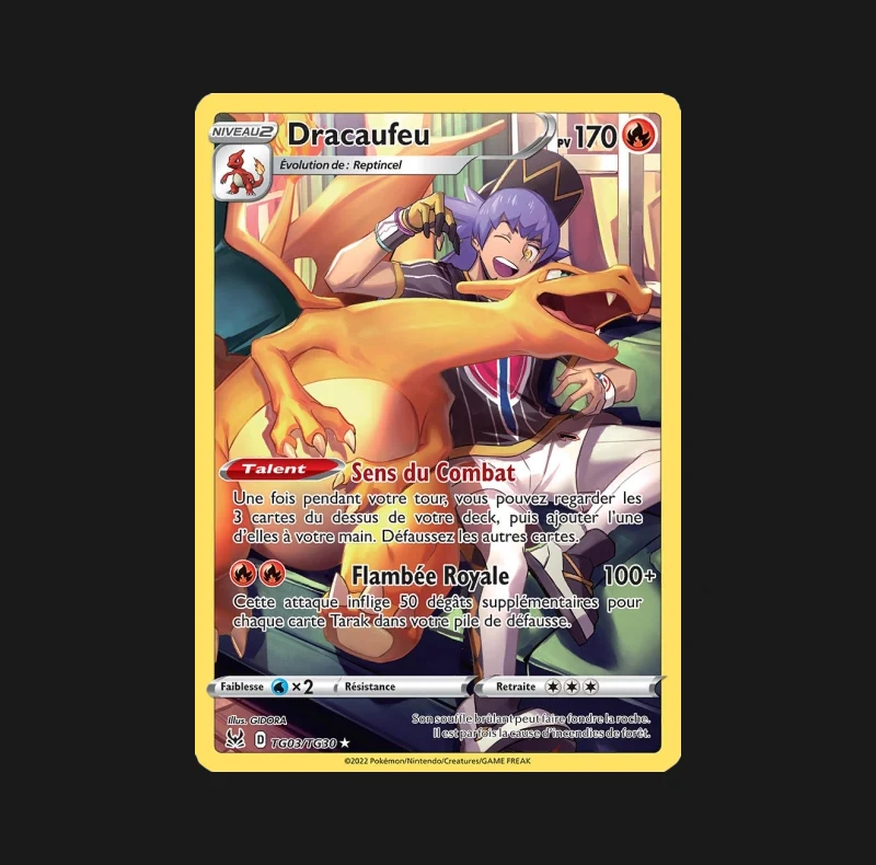 Dracaufeu TG03/TG30 Origine Perdue - Carte Pokémon