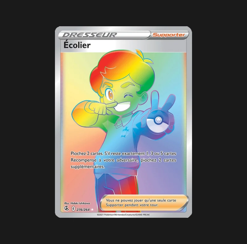 Écolier 276/264 Poing de Fusion - Carte Pokémon