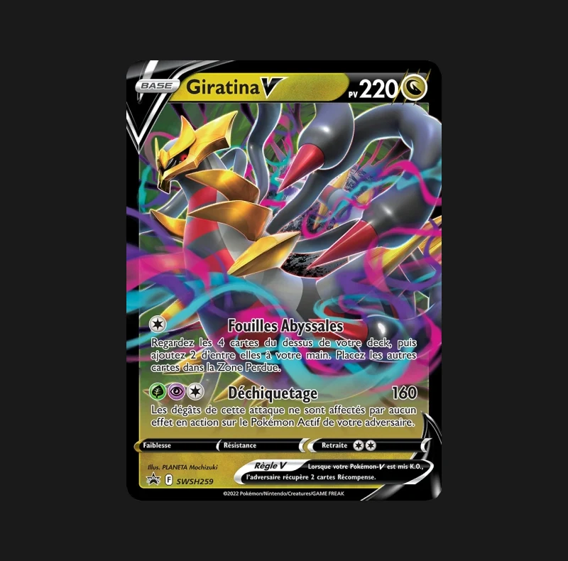 Giratina V SWSH259 - Carte Pokémon Promo SWSH