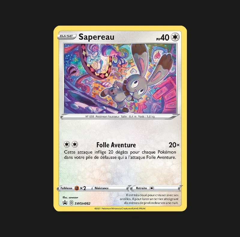 Sapereau SWSH082 - Carte Pokémon Promo SWSH