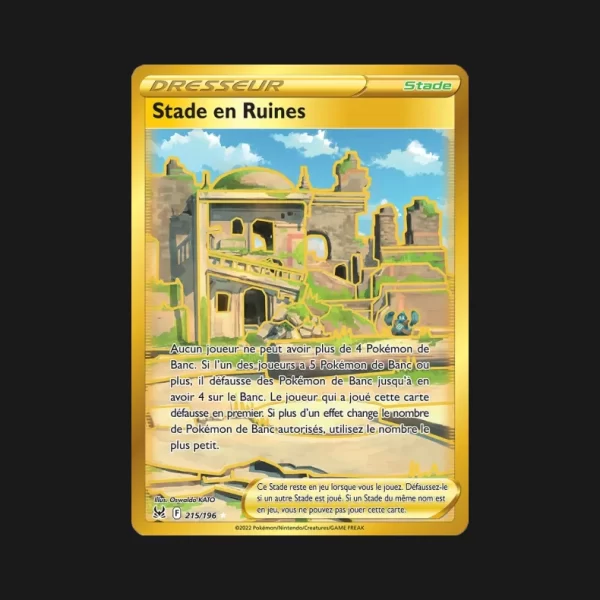 Stade en Ruines 215/196 Origine Perdue - Carte Pokémon