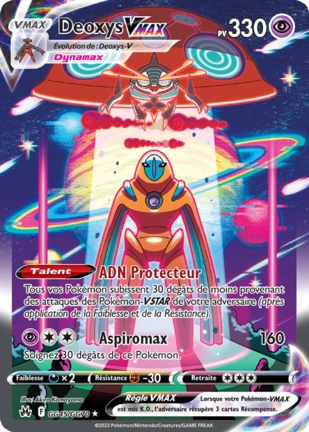 Deoxys VMAX GG45-GG70 Zénith Suprême Pokémon