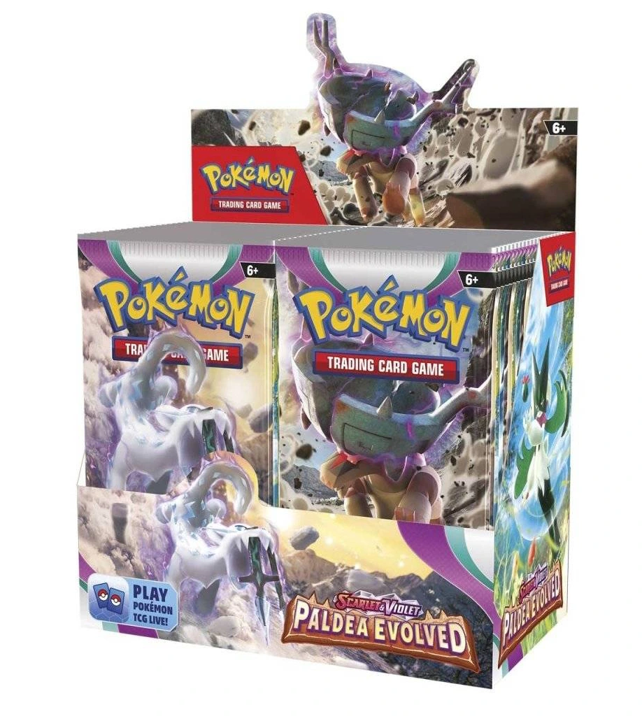 Display Pokémon Évolutions à Paldea
