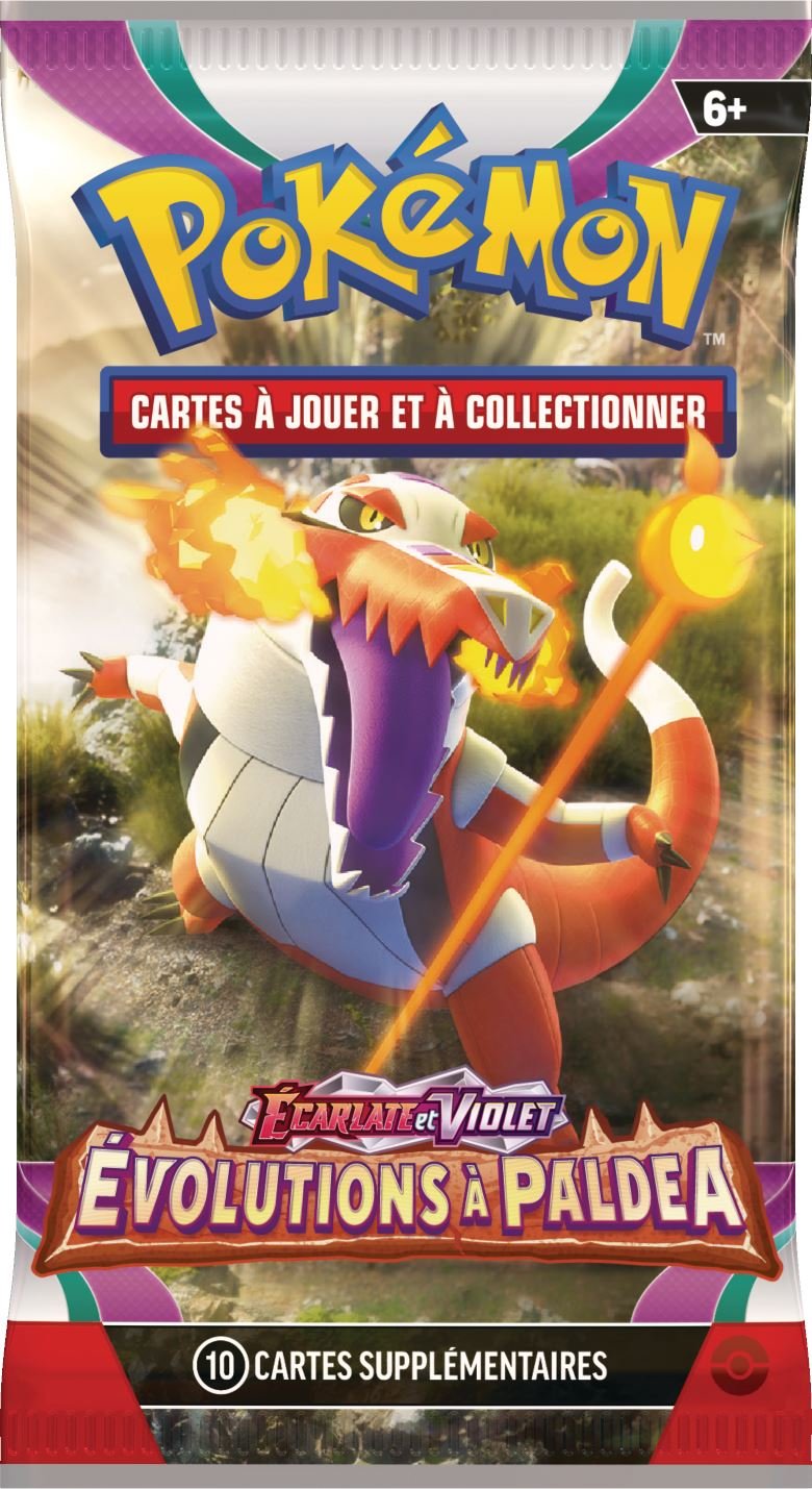 Pokémon JCC Ecarlate et Violet EV02 Tripack 3 Boosters Forgerette et Vrombi  Boosters *Français*