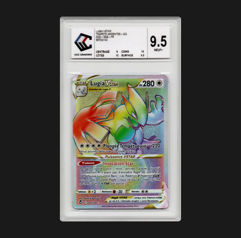 Vend carte Pokémon Lugia V (tempête argenté )