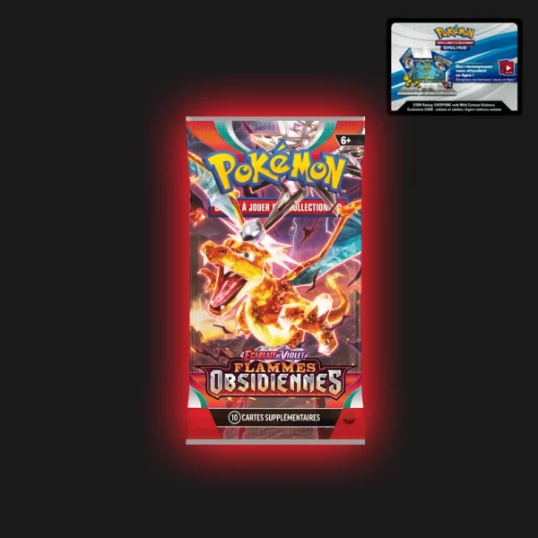 Codes JCC Pokémon Booster Flammes Obsidiennes - EV03