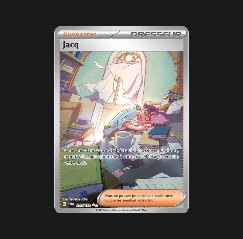 Jacq 250/198 Écarlate et Violet EV01 - Carte Pokémon FR