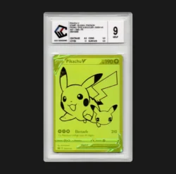 Pikachu V SWSH145 CCC Grading 9 - Carte Pokémon Gradée