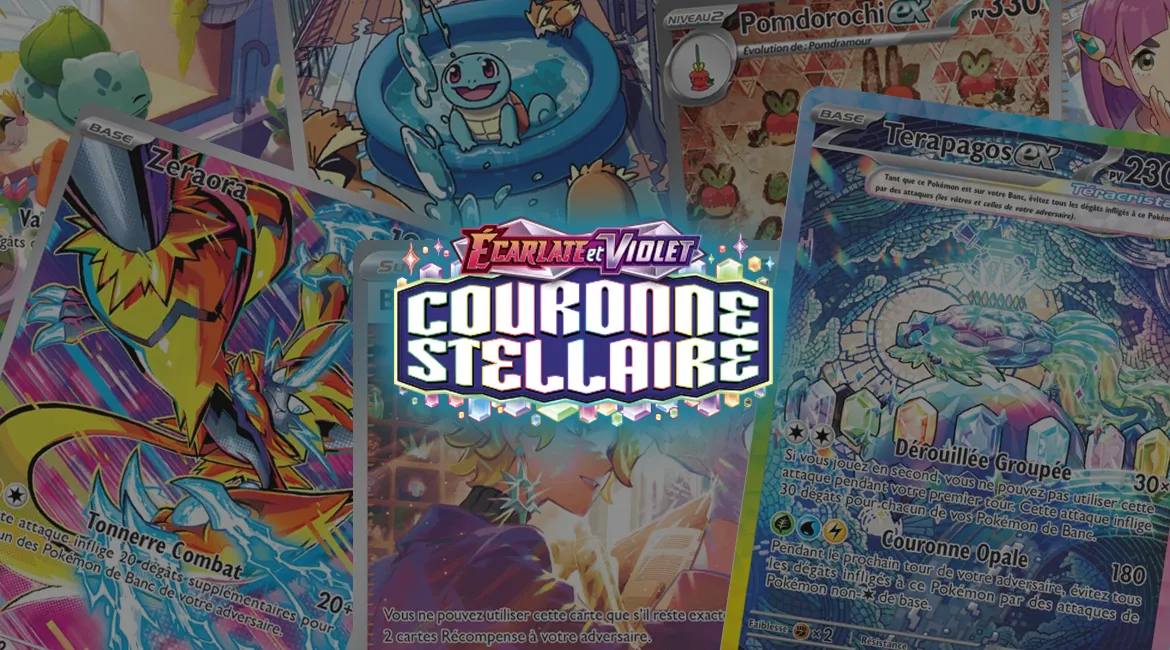 10 cartes Pokémon Couronne Stellaires les plus chères