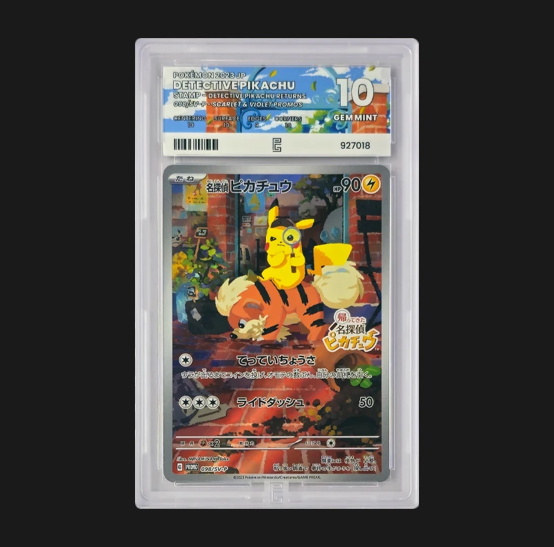 Detective Pikachu SVP098 Promos Pure Grading 10