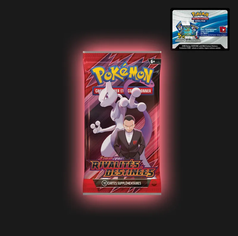 Code Pokémon Live Rivalités Destinées