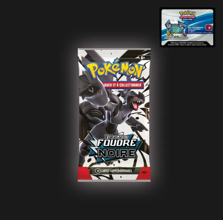 Codes JCC Pokémon Booster Foudre Noire