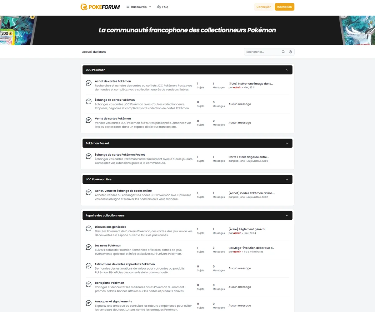 Pokeforum Forum pour cartes Pokémon