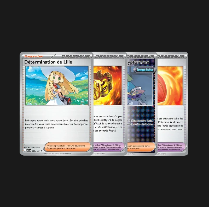 Lot de 50 cartes Pokémon Dresseur