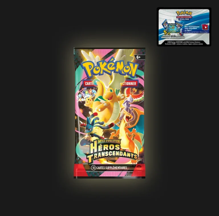 Codes JCC Pokémon Booster Héros Transcendants