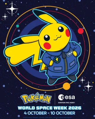 Affiche Pokémon ESA France Semaine Spatiale