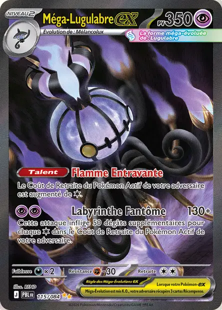 Carte Méga-Lugulabre-ex 115/084 Nuit Noire