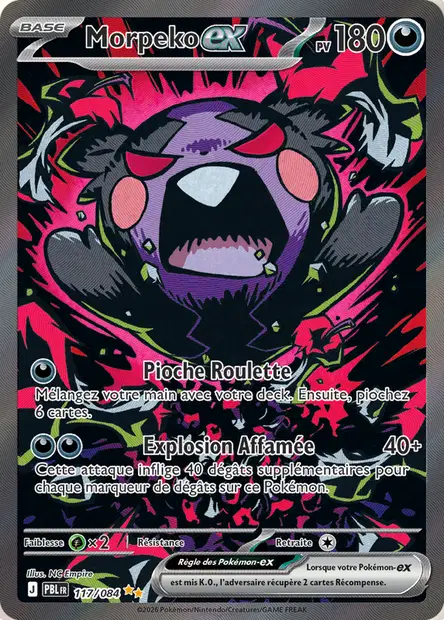 Carte Morpeko-ex 117/084 Nuit Noire