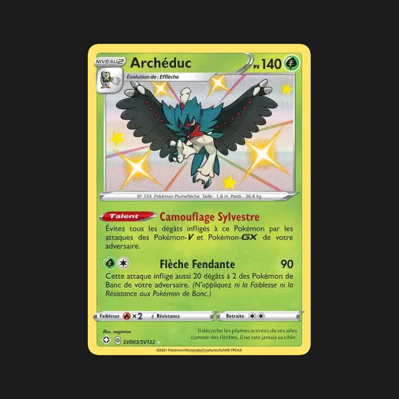 Carte Pokémon Archéduc SV003/SV122 Destinées Radieuses en français