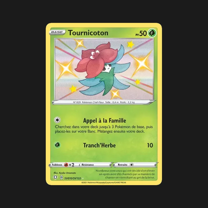 Carte Pokémon Tournicoton SV010/SV122 Destinées Radieuses en français