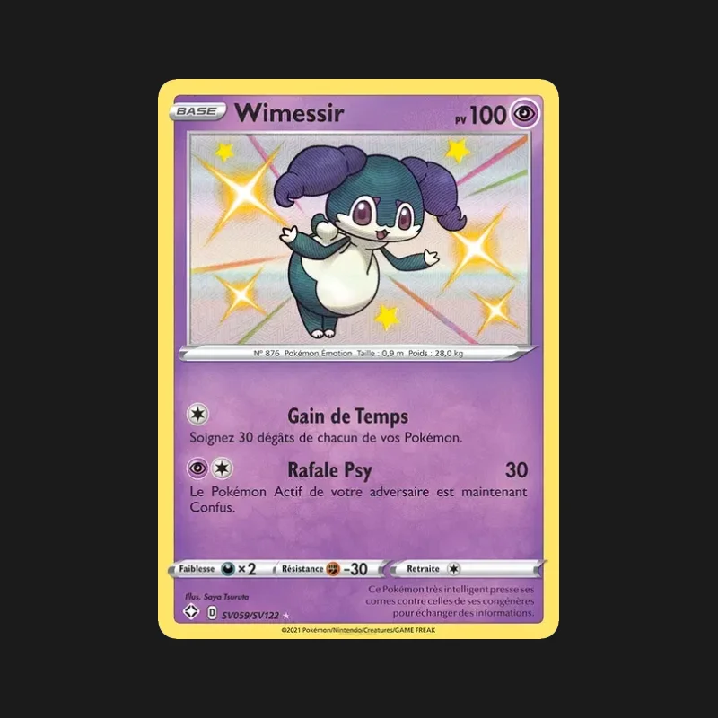 Carte Pokémon Wimessir SV059/SV122 Destinées Radieuses en français