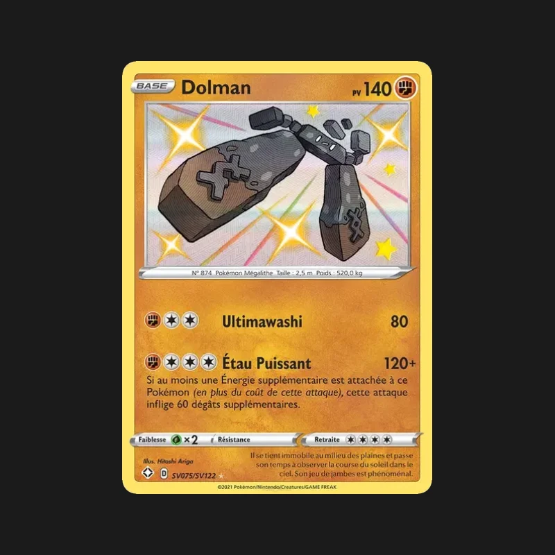 Carte Pokémon Dolman SV075/SV122 Destinées Radieuses en français