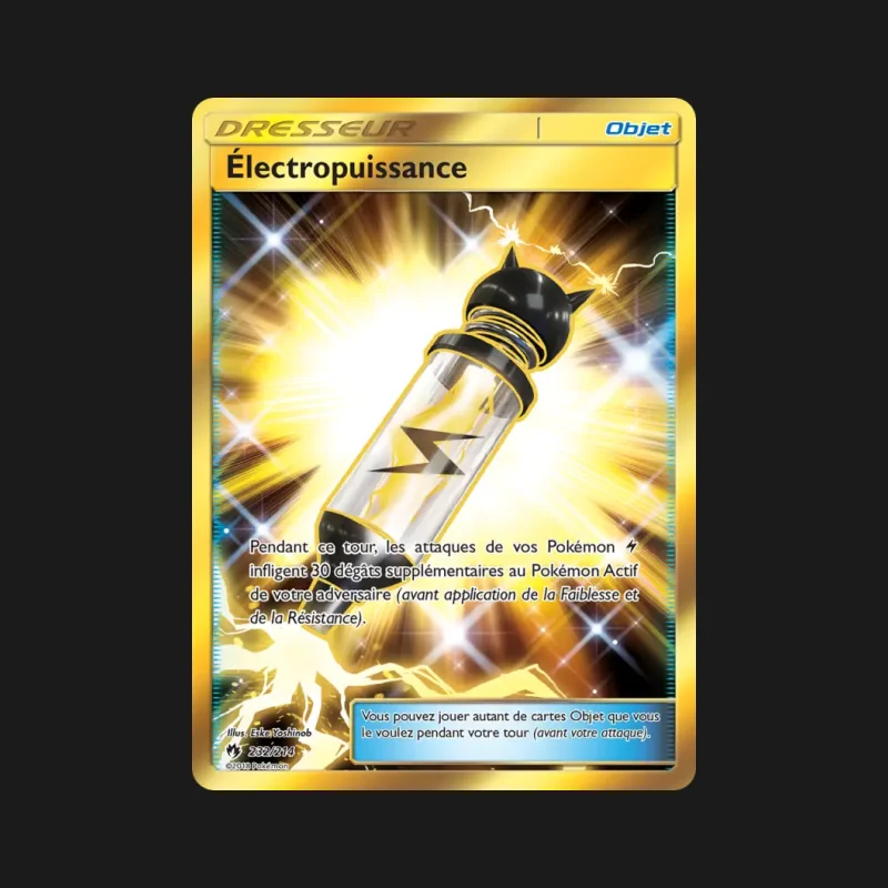 Carte Pokémon Électropuissance 232/214 Tonnerre Perdu en français